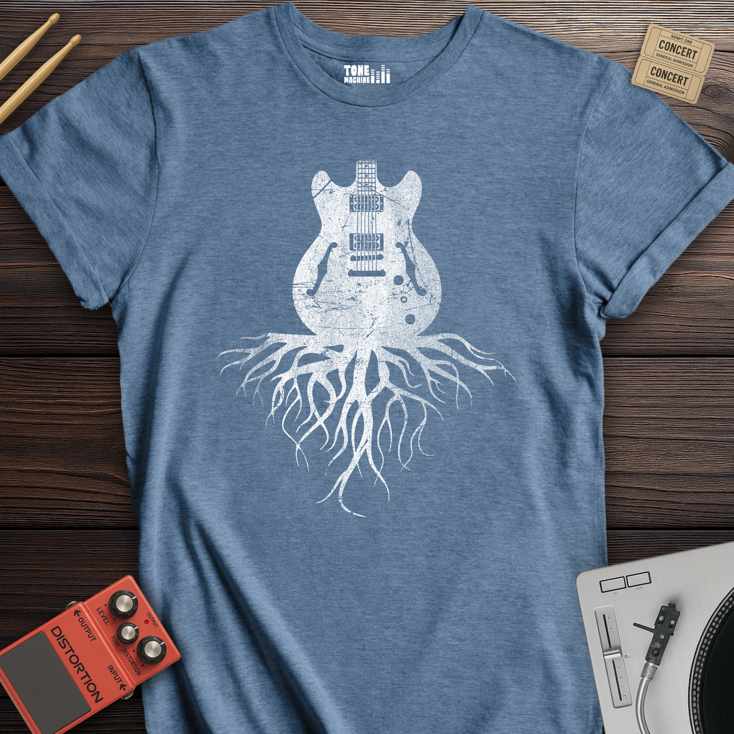 Roots Of Rock Guitar T-Shirt