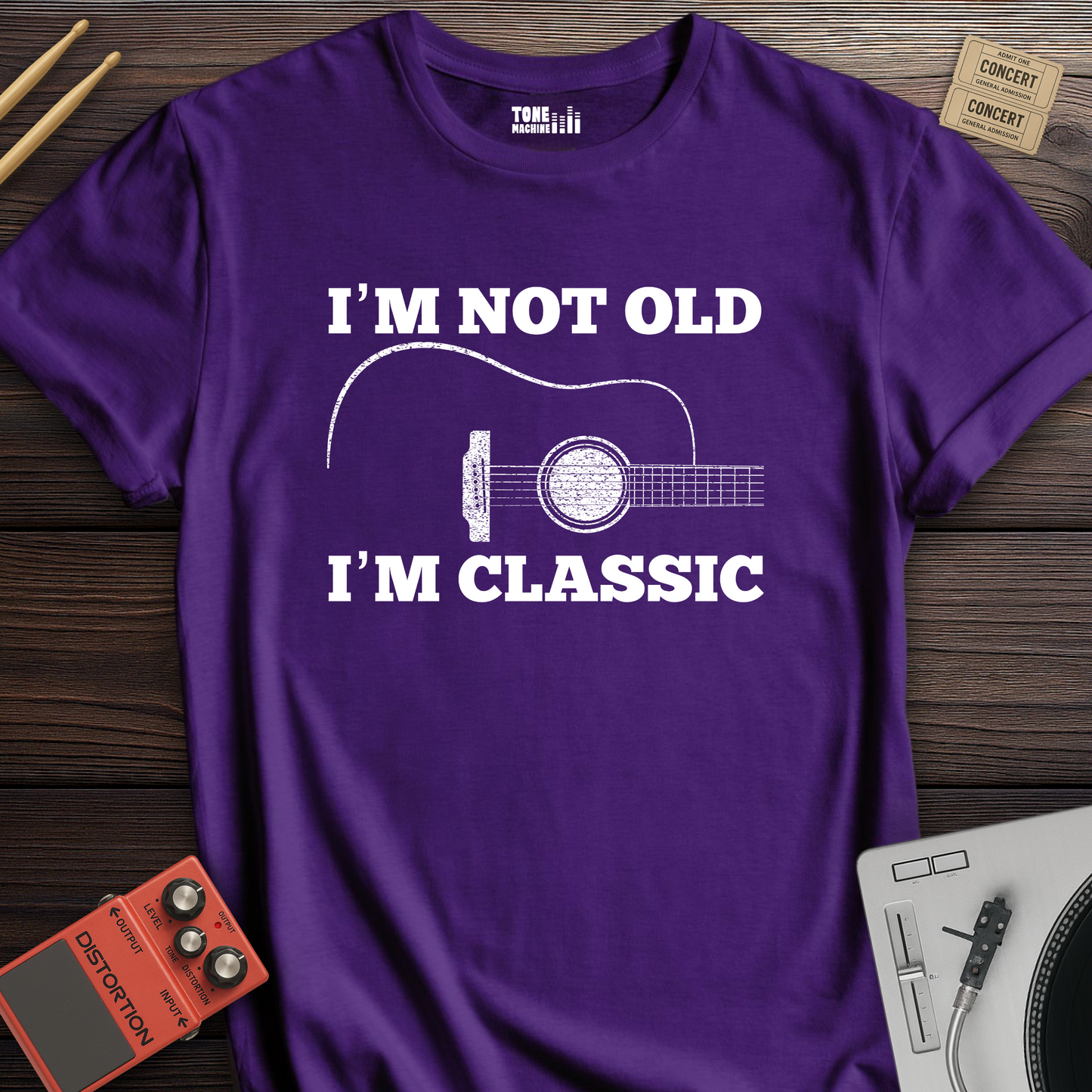 I'm Not Old I'm Classic Guitar T-Shirt
