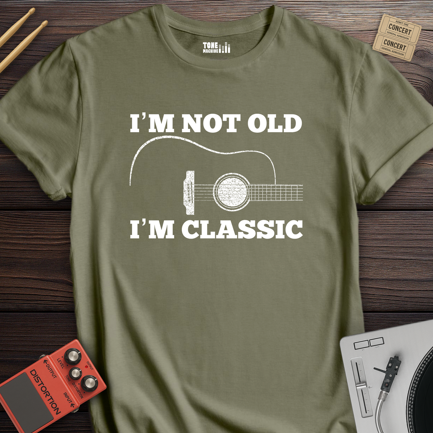 I'm Not Old I'm Classic Guitar T-Shirt