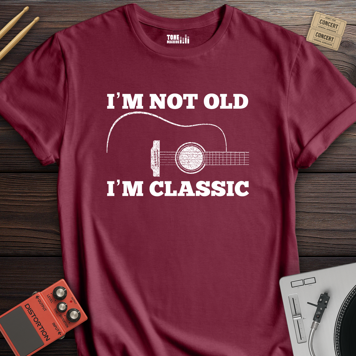 I'm Not Old I'm Classic Guitar T-Shirt