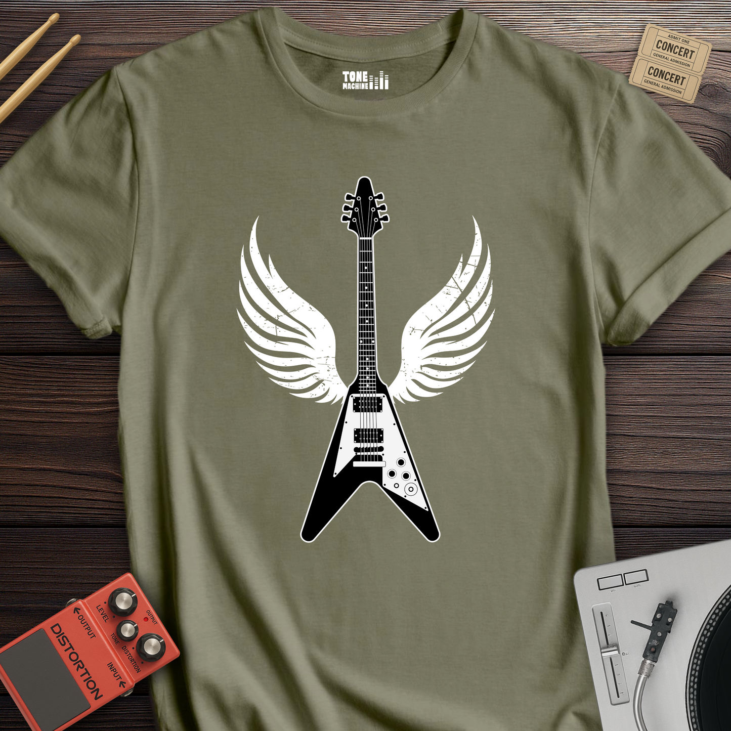 Frequent Flyer Guitar T-Shirt