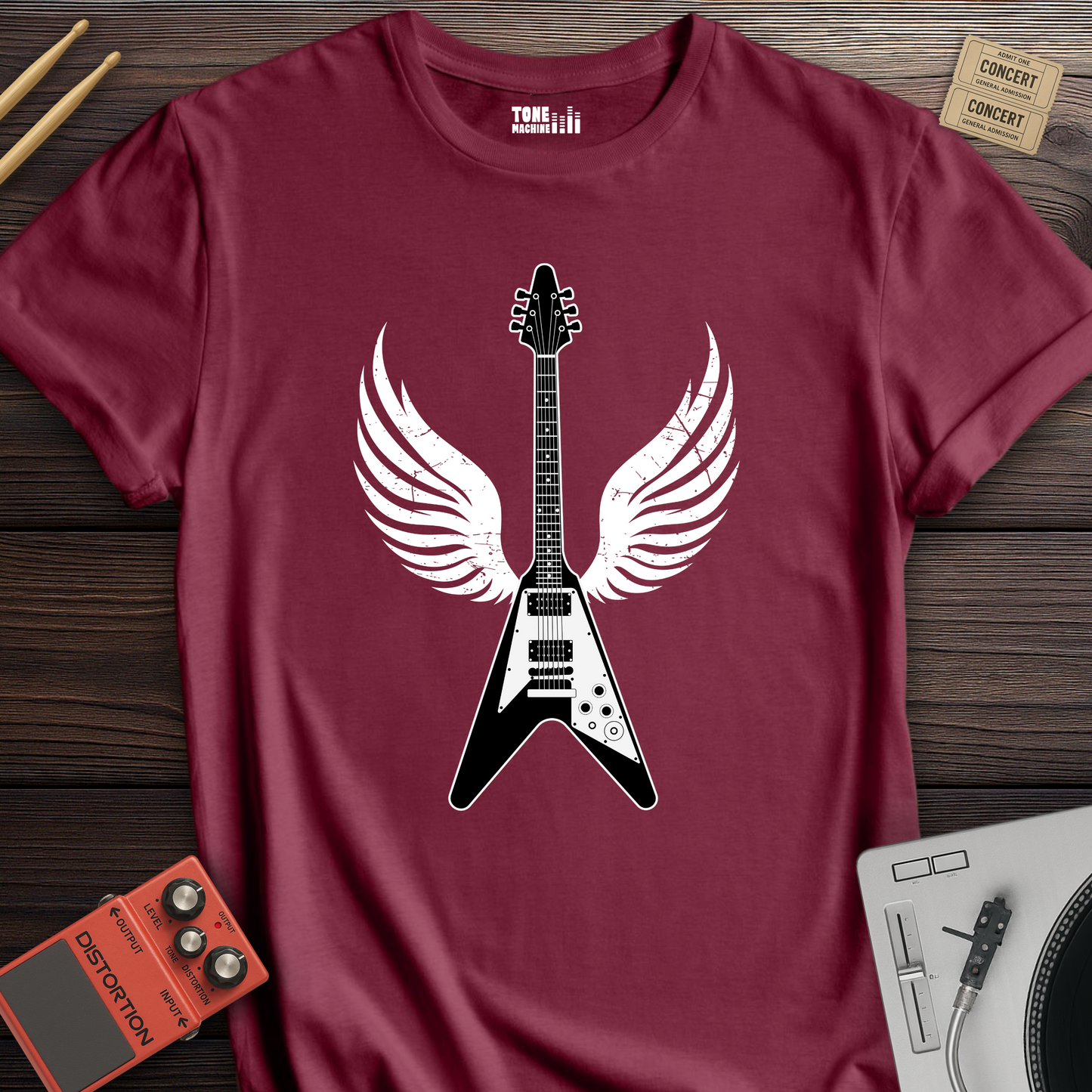 Frequent Flyer Guitar T-Shirt