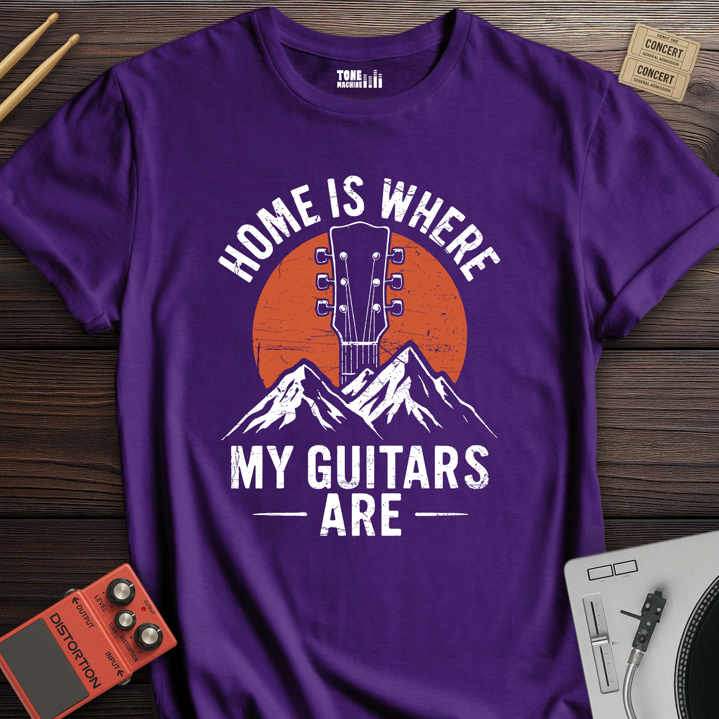 Home Is Where My Guitars Are T-Shirt