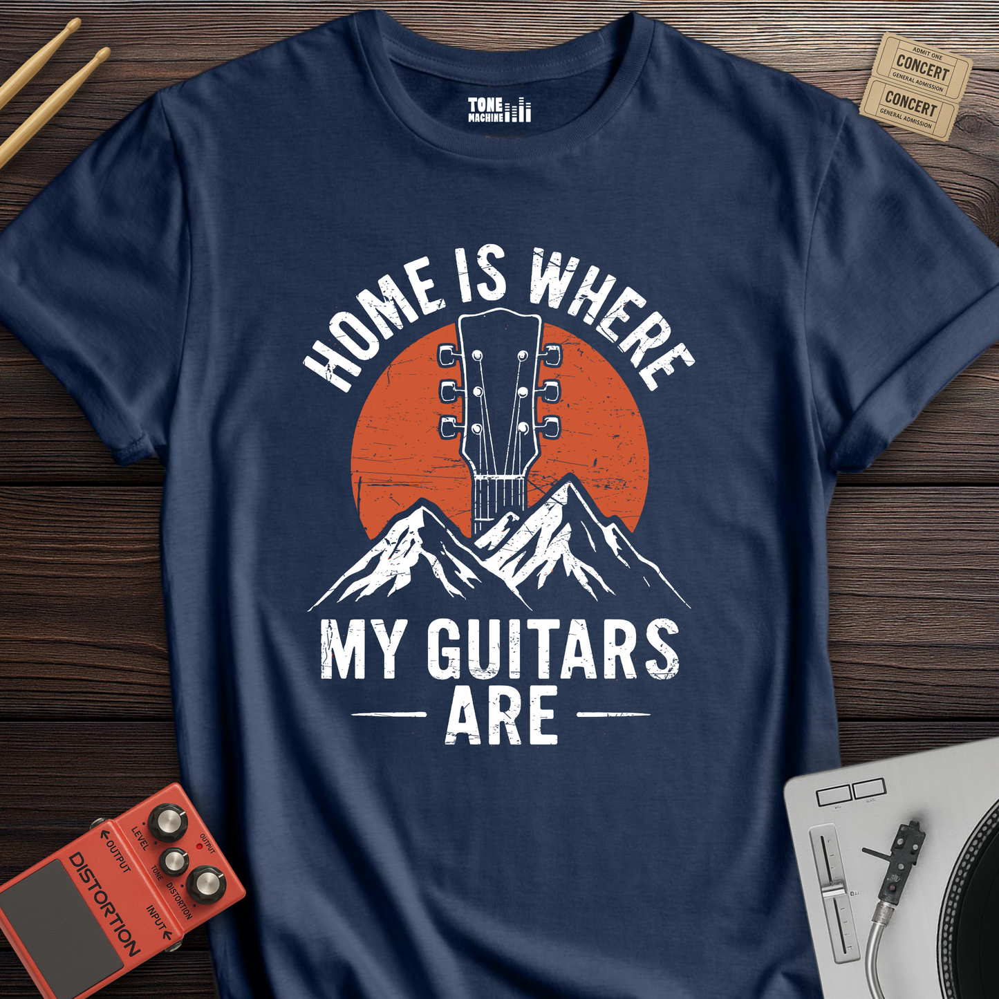 Home Is Where My Guitars Are T-Shirt