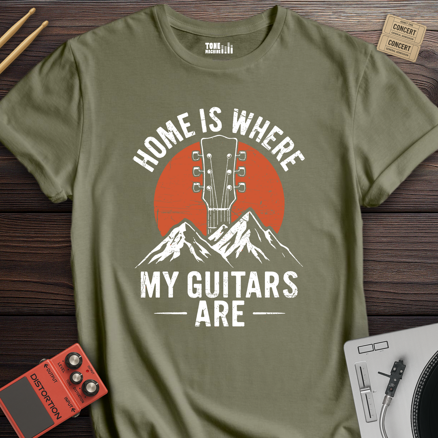Home Is Where My Guitars Are T-Shirt