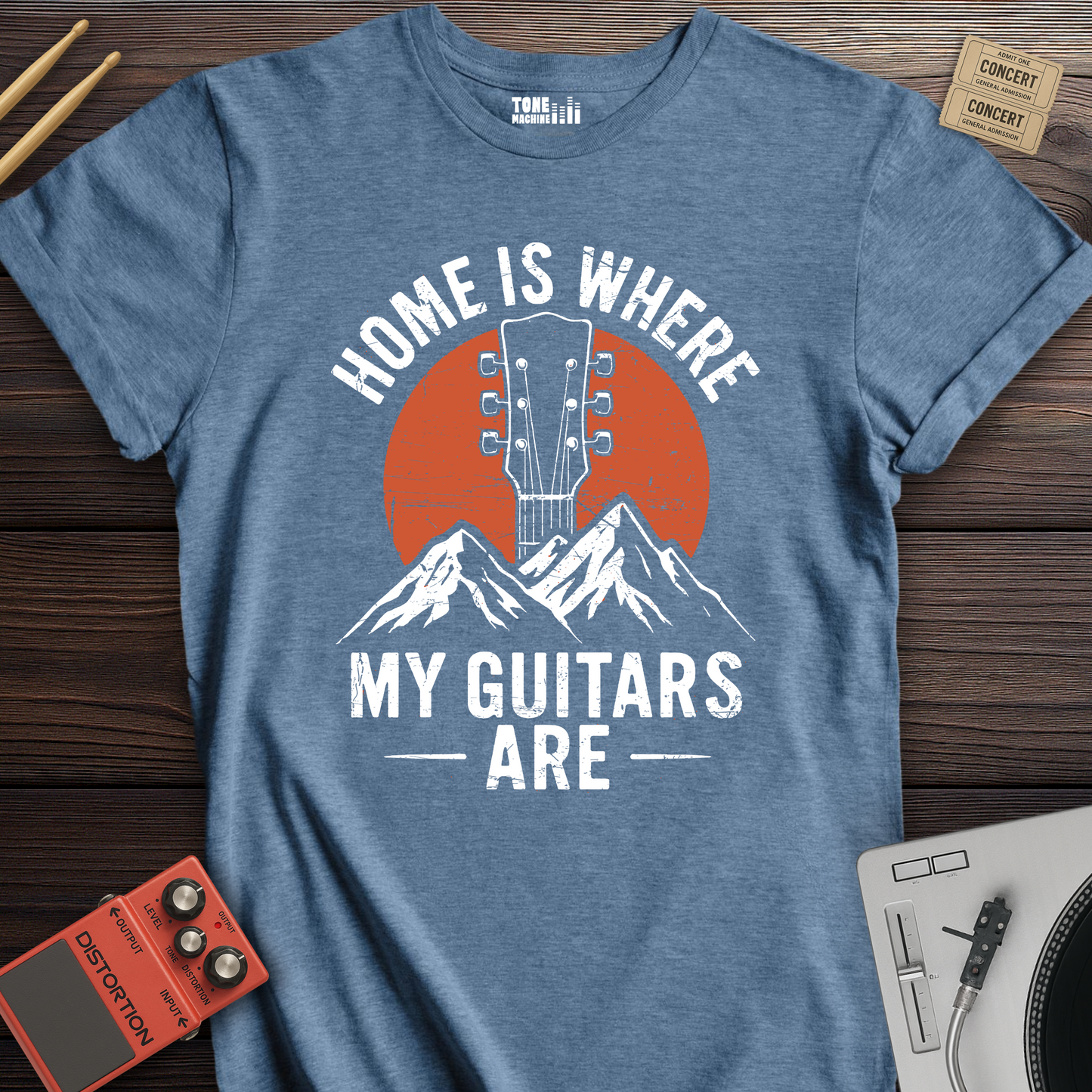 Home Is Where My Guitars Are T-Shirt
