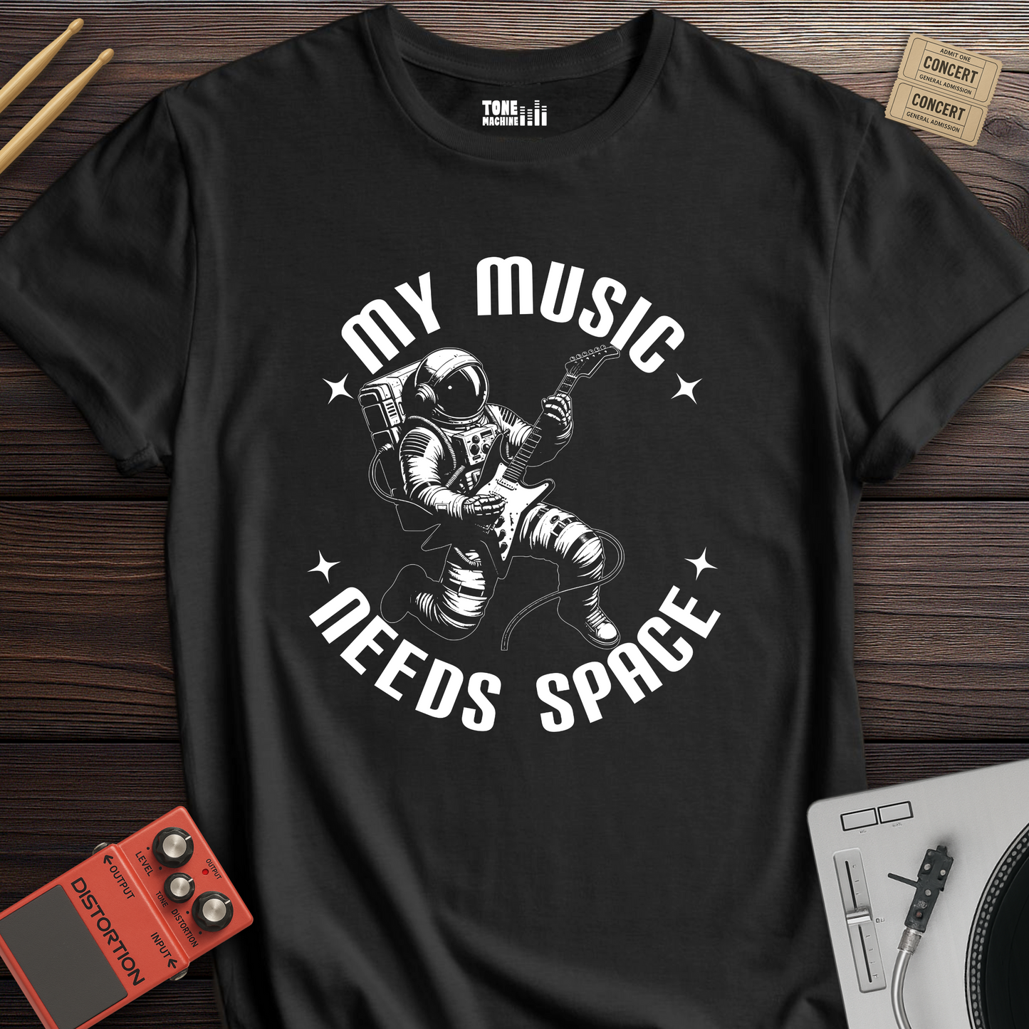 My Music Needs Space T-Shirt
