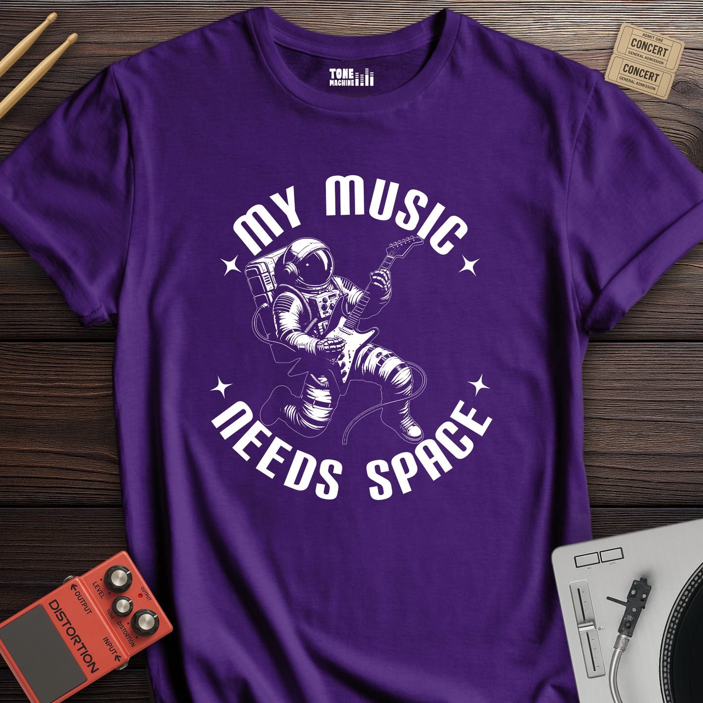 My Music Needs Space T-Shirt