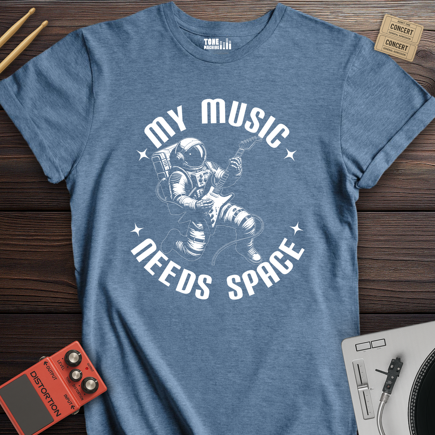 My Music Needs Space T-Shirt