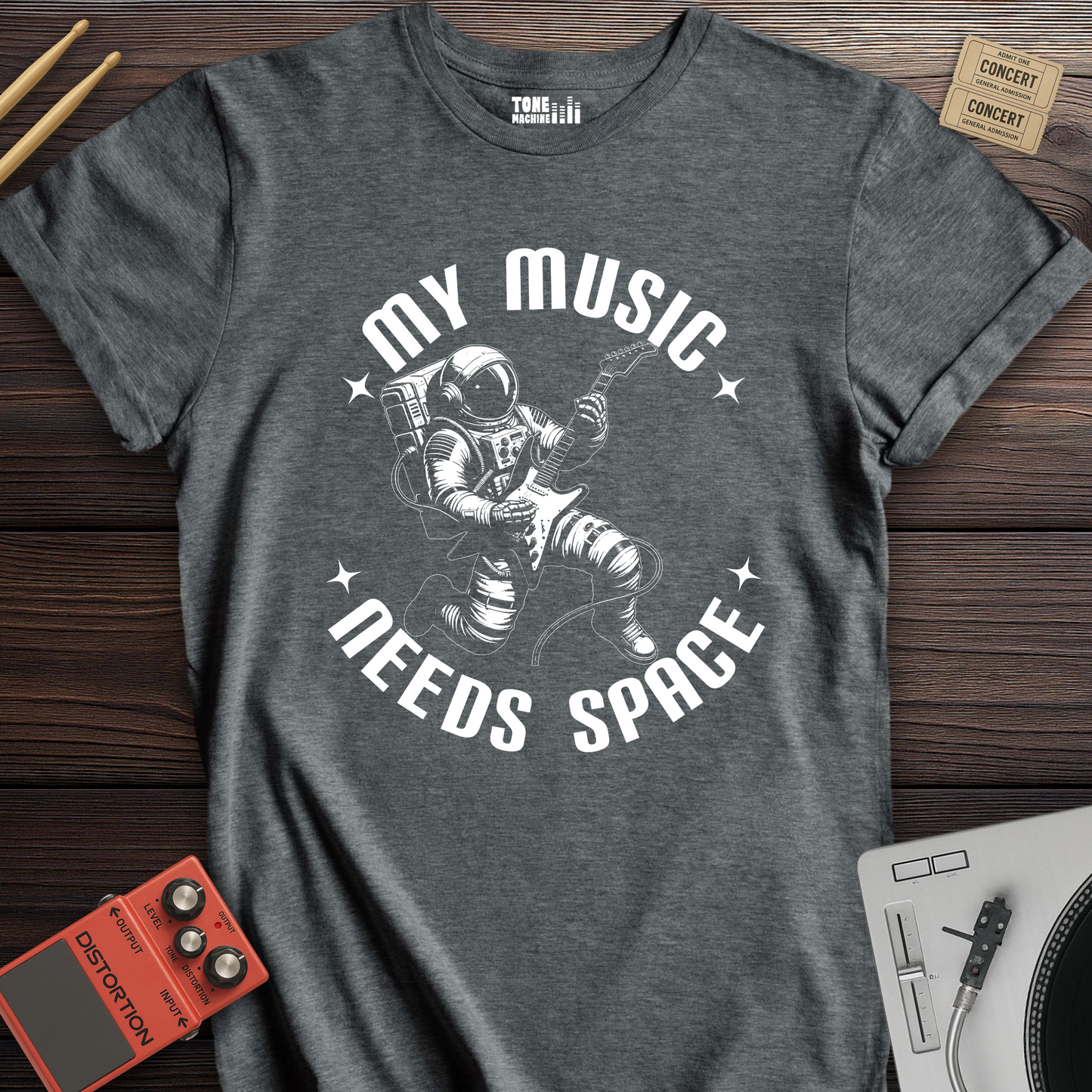 My Music Needs Space T-Shirt