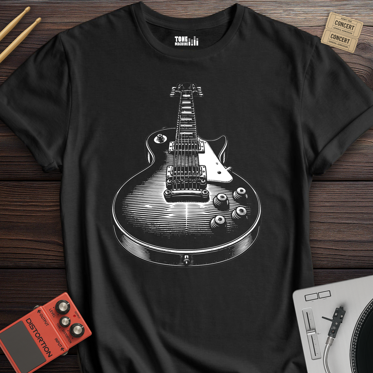 String Theory Guitar T-Shirt