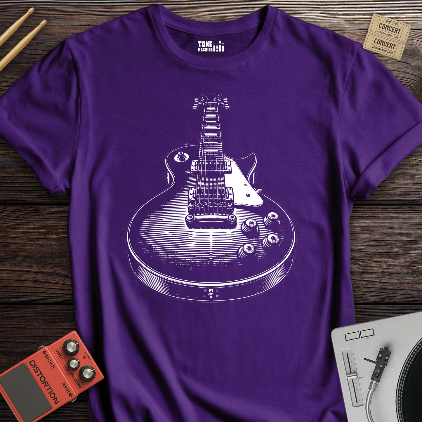 String Theory Guitar T-Shirt