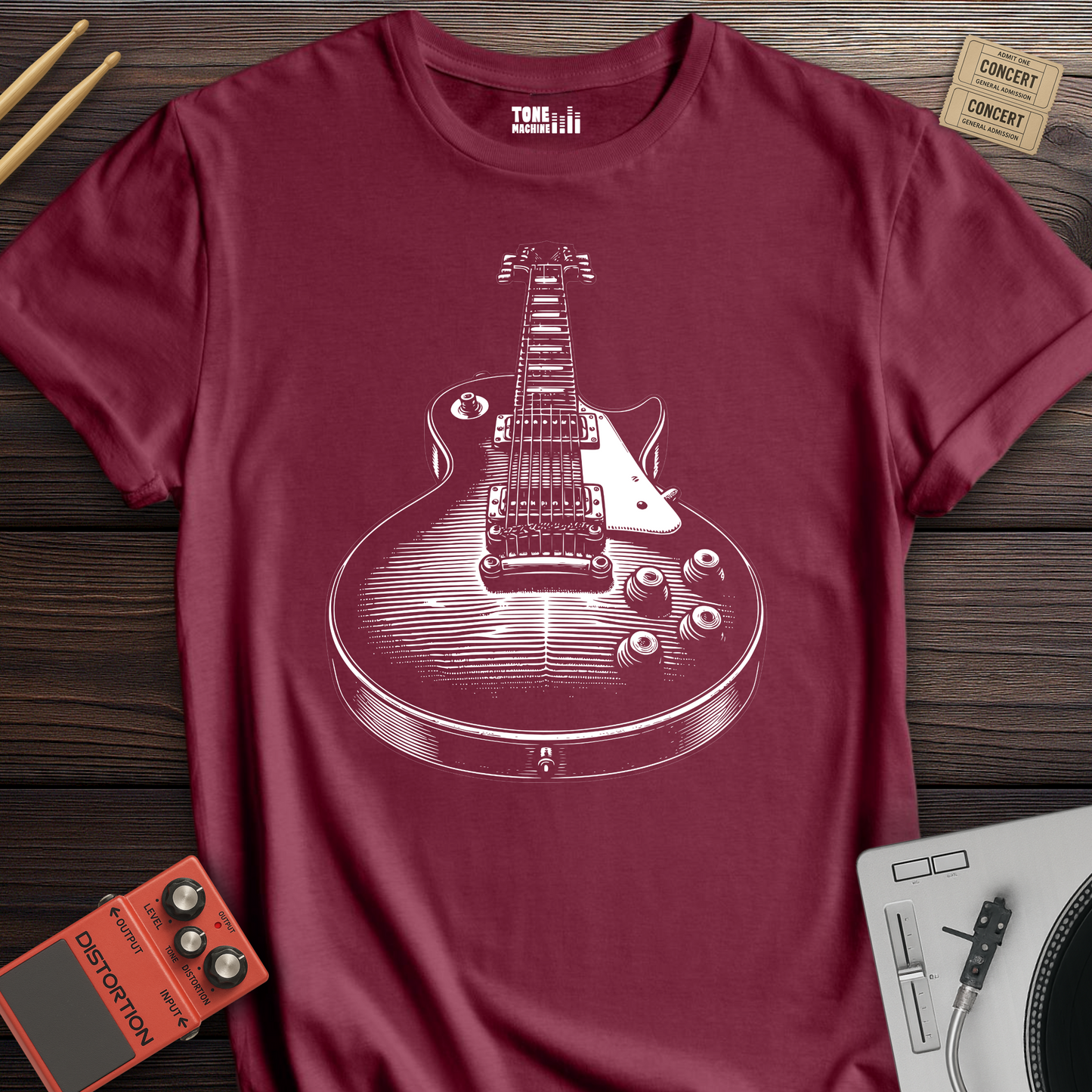 String Theory Guitar T-Shirt