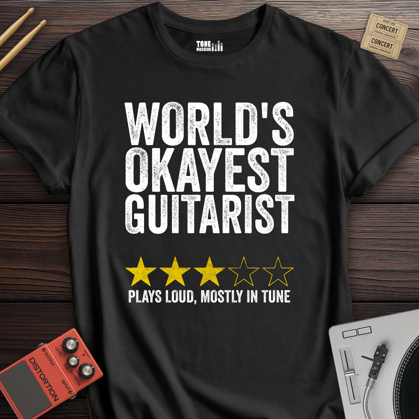 World's Okayest Guitarist T-Shirt