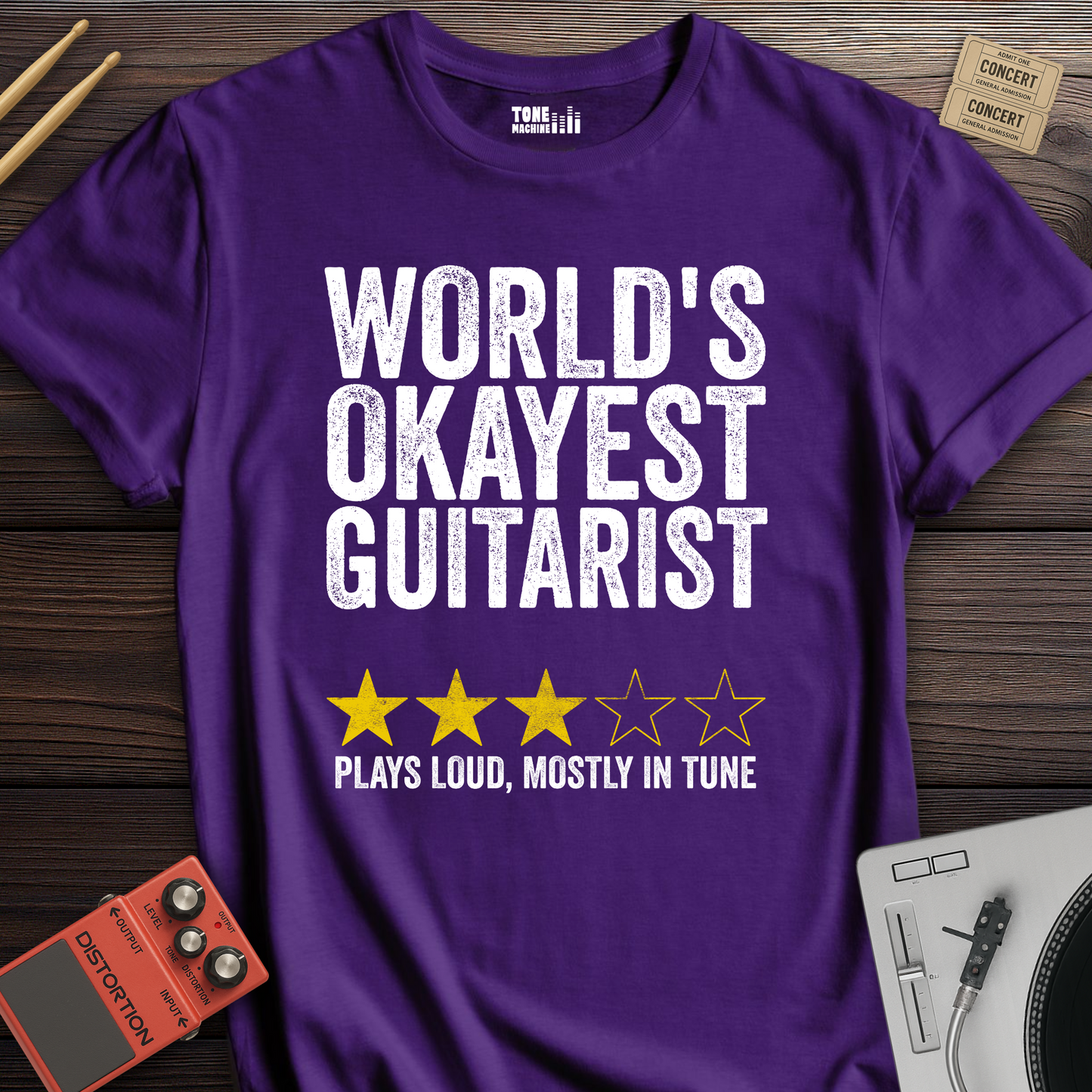 World's Okayest Guitarist T-Shirt