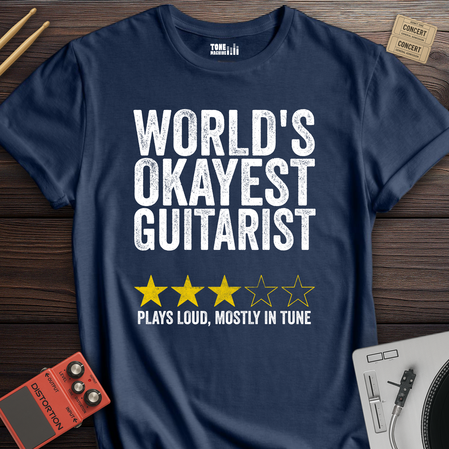 World's Okayest Guitarist T-Shirt