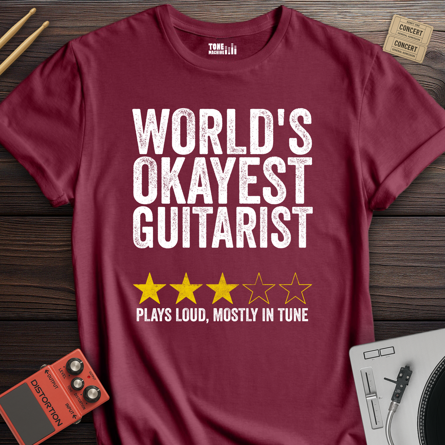 World's Okayest Guitarist T-Shirt