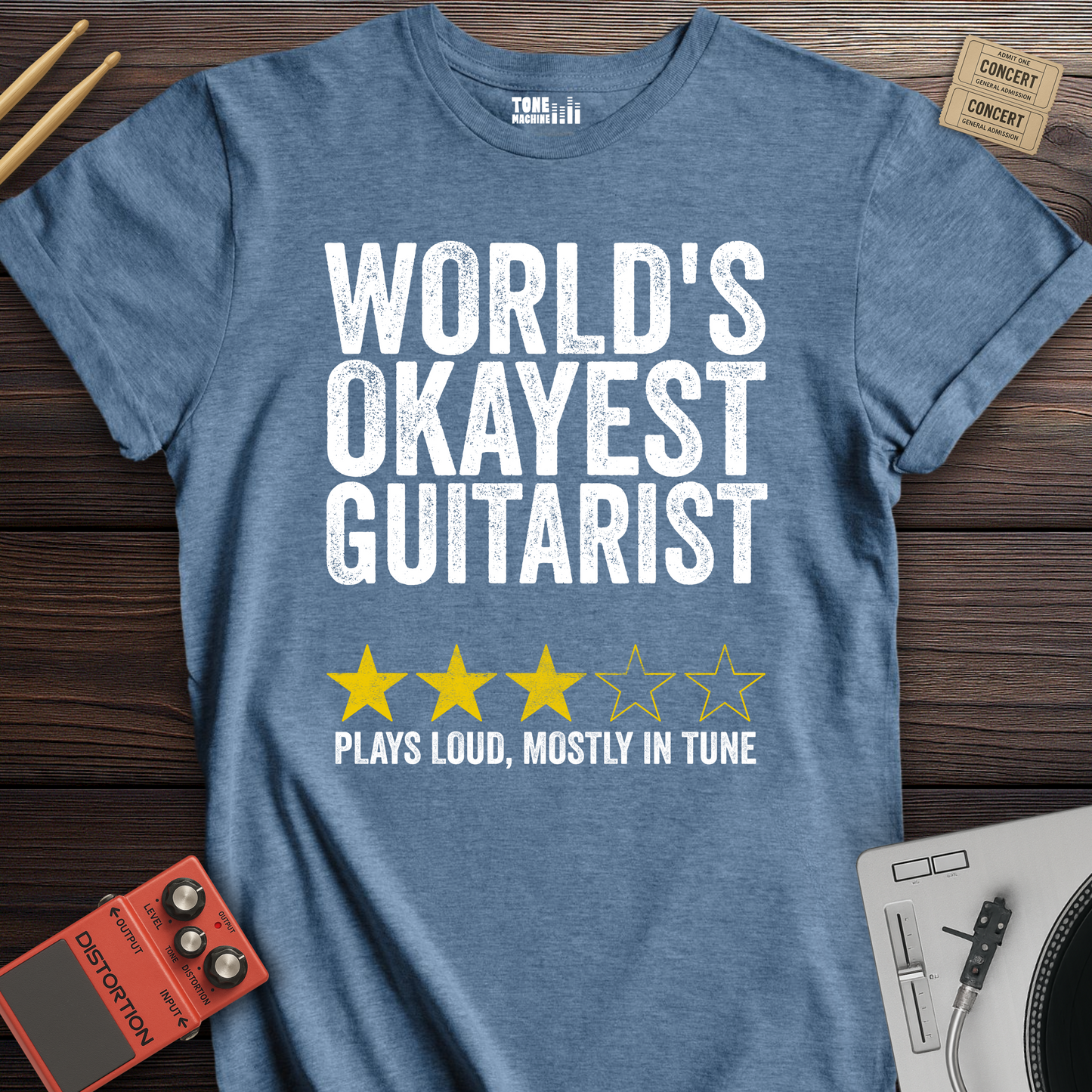 World's Okayest Guitarist T-Shirt