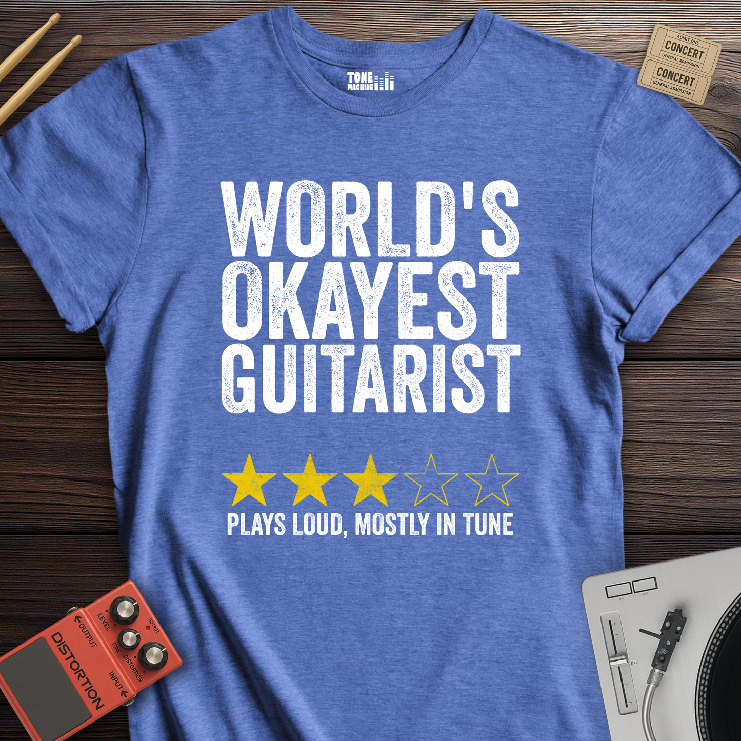 World's Okayest Guitarist T-Shirt