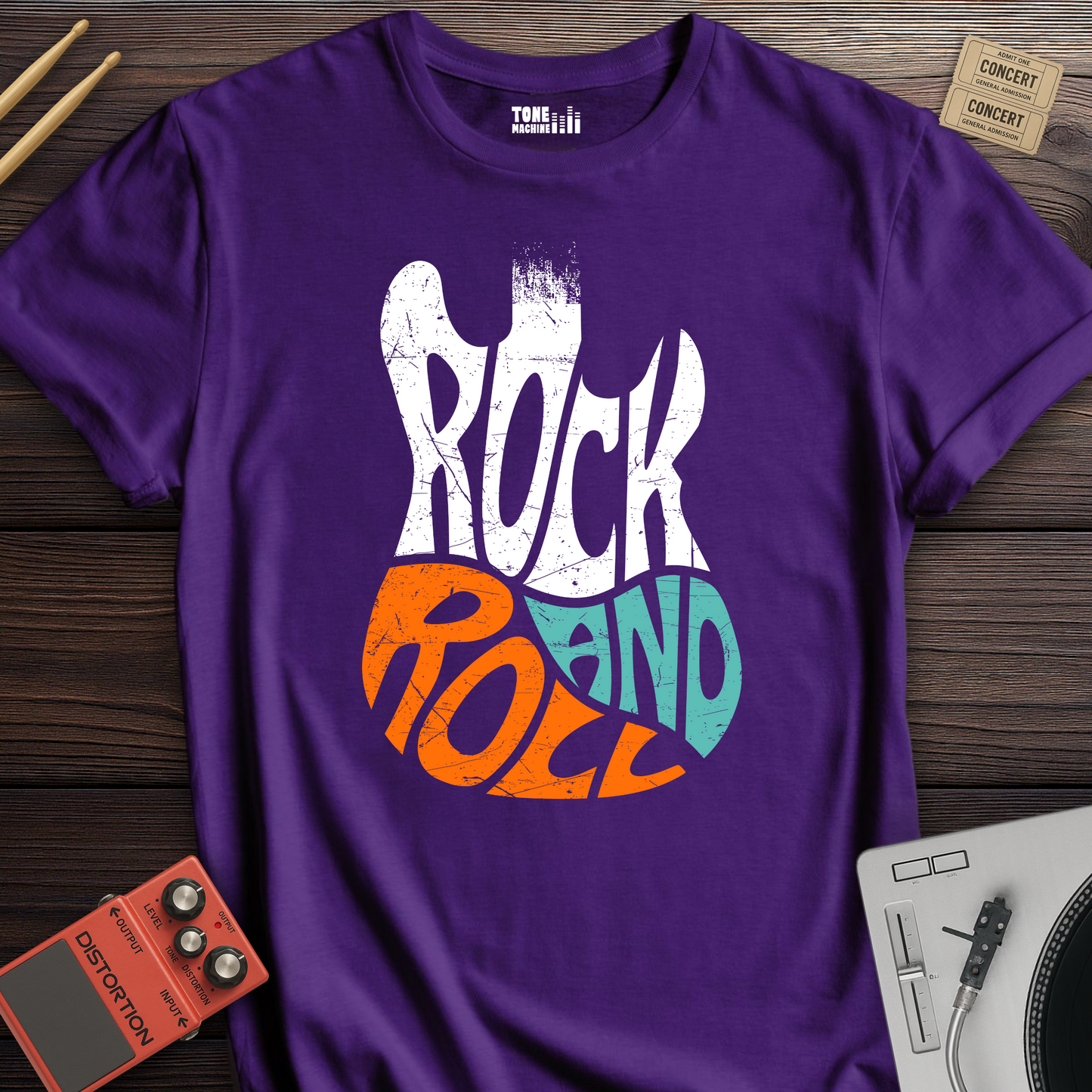 Rock And Roll Guitar T-Shirt