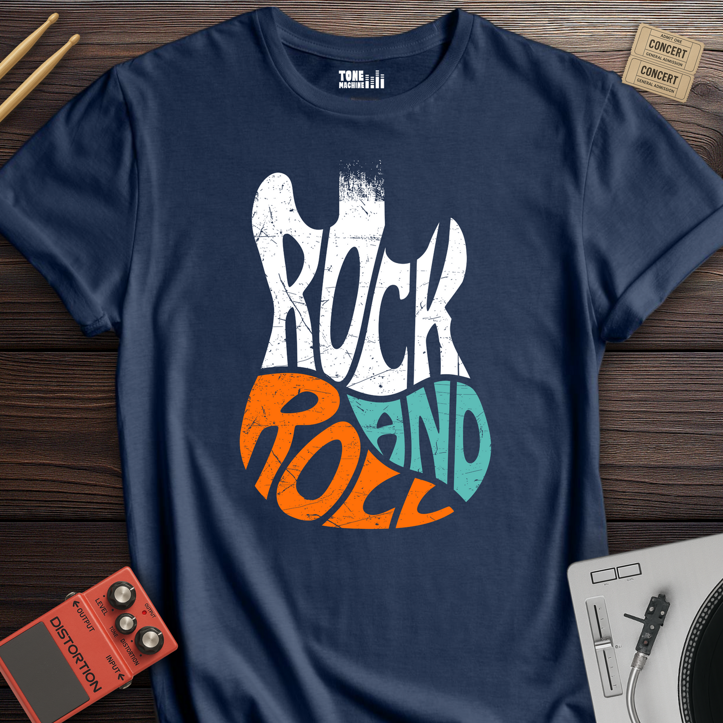 Rock And Roll Guitar T-Shirt