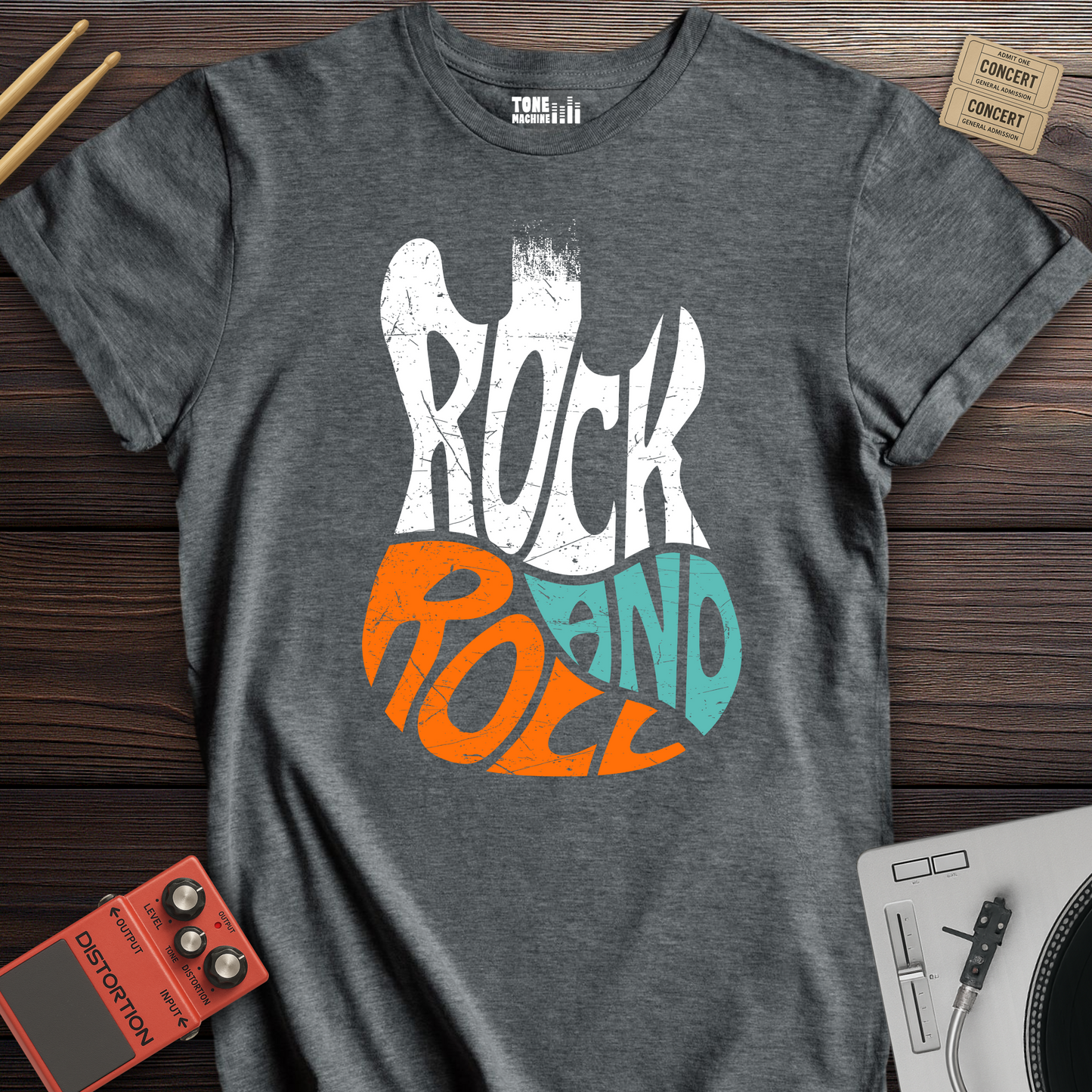 Rock And Roll Guitar T-Shirt