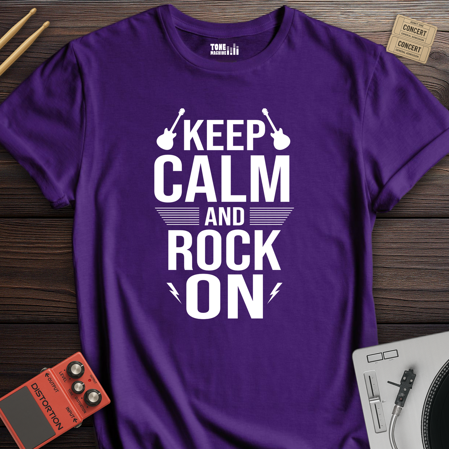Keep Calm And Rock On T-Shirt