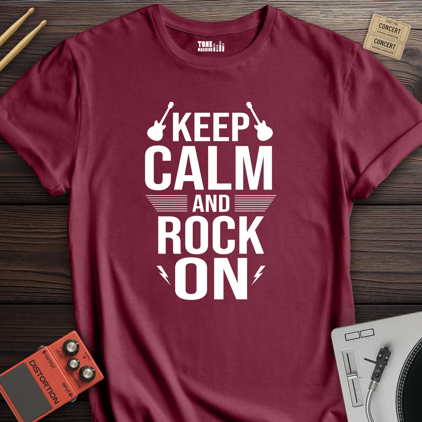 Keep Calm And Rock On T-Shirt