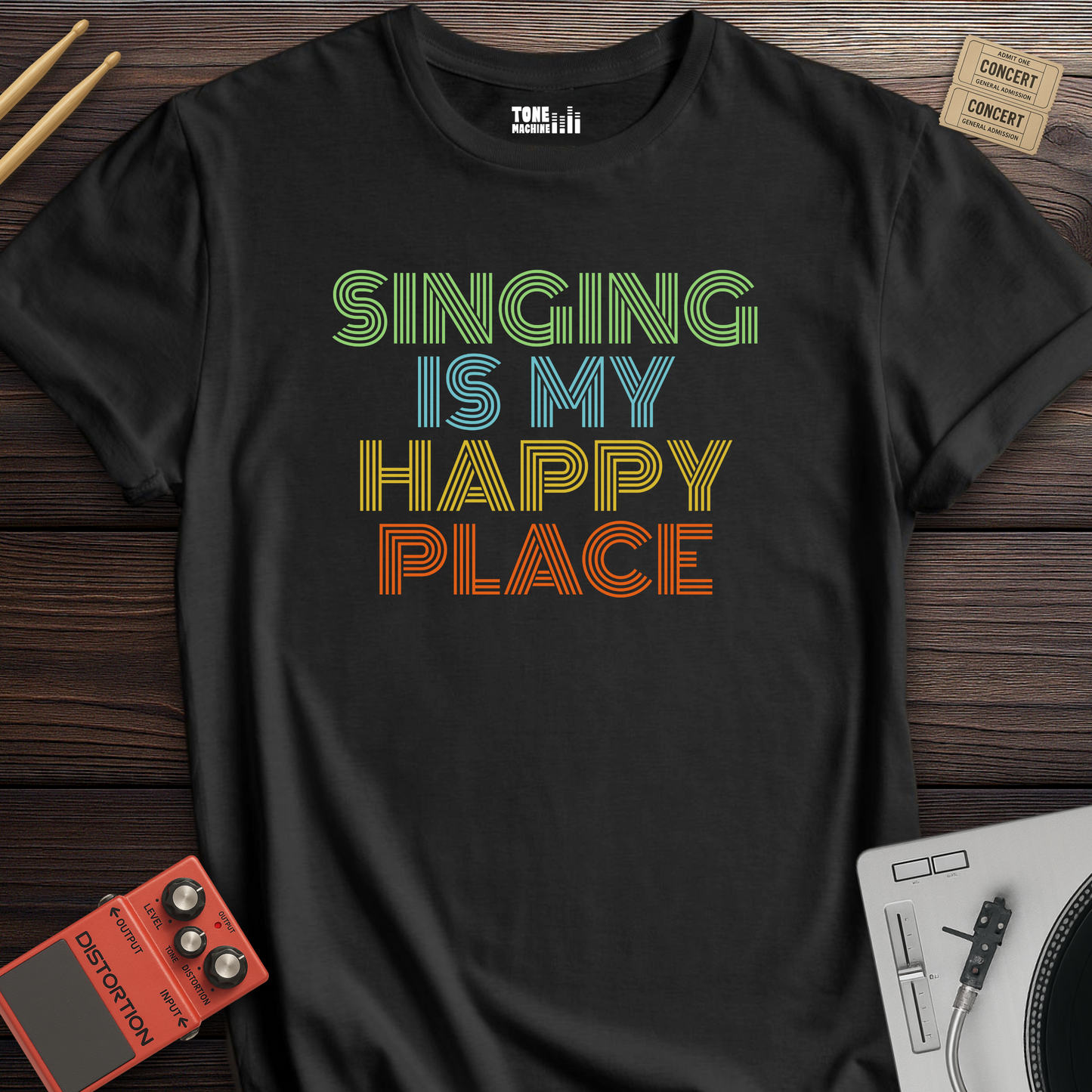 Singing Is My Happy Place T-Shirt