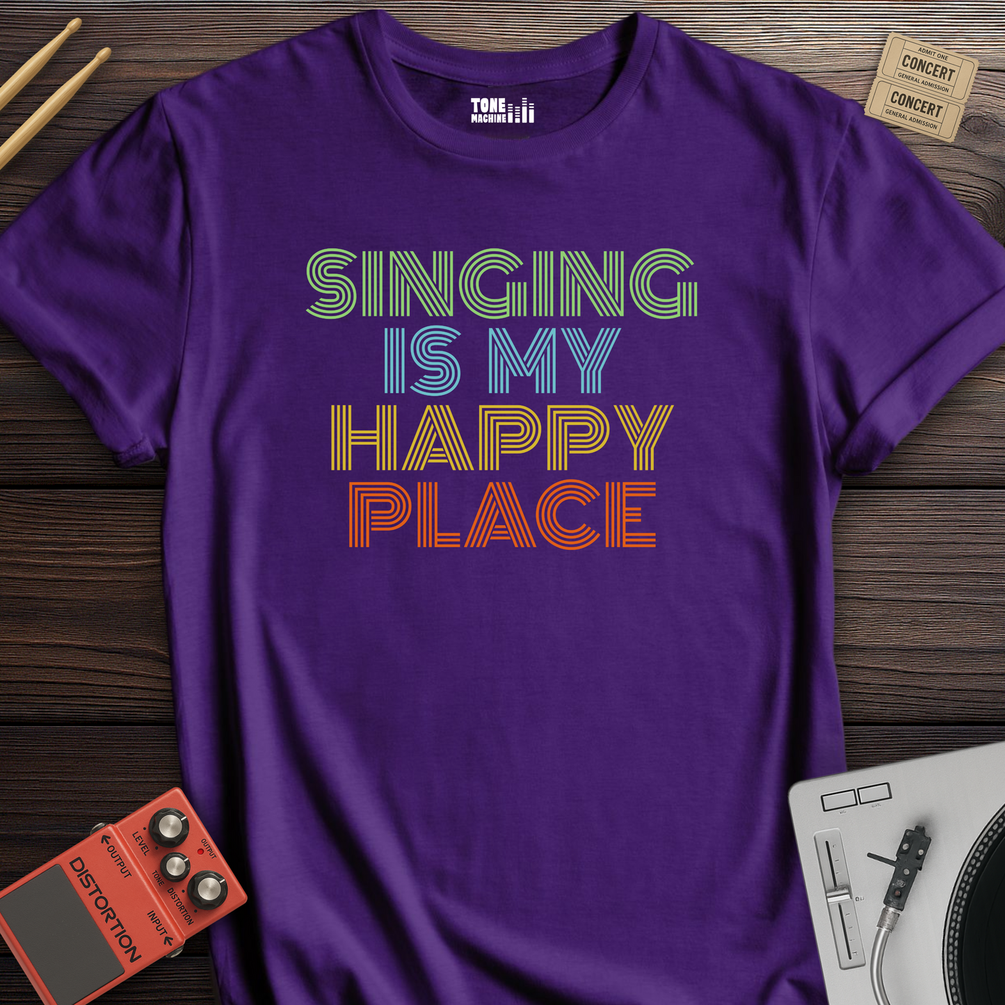 Singing Is My Happy Place T-Shirt