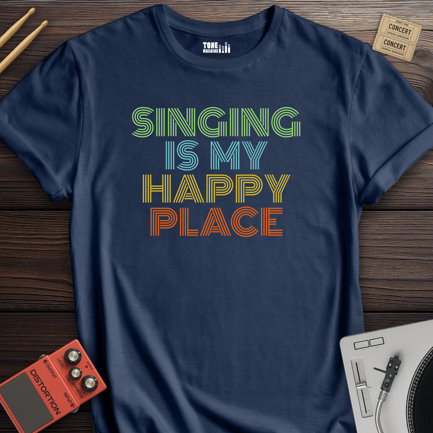 Singing Is My Happy Place T-Shirt