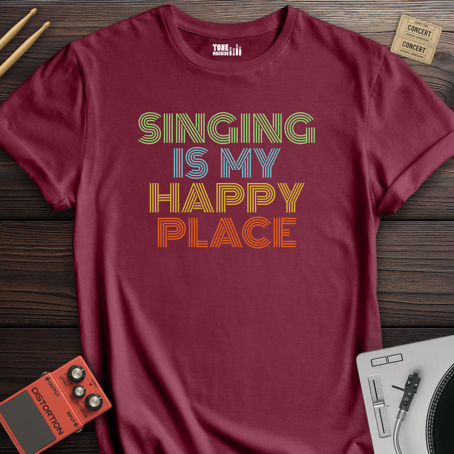 Singing Is My Happy Place T-Shirt