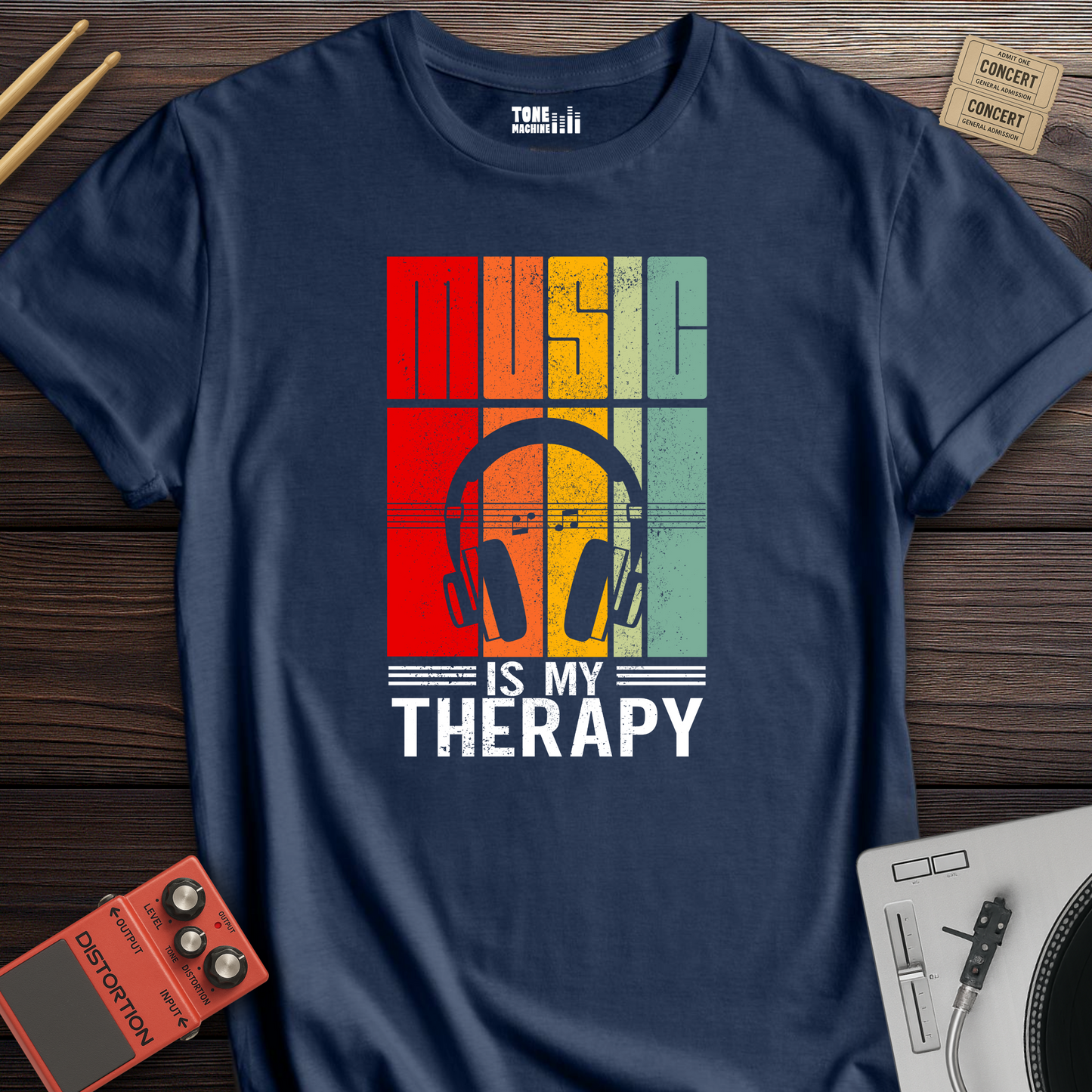Music Is My Therapy T-Shirt