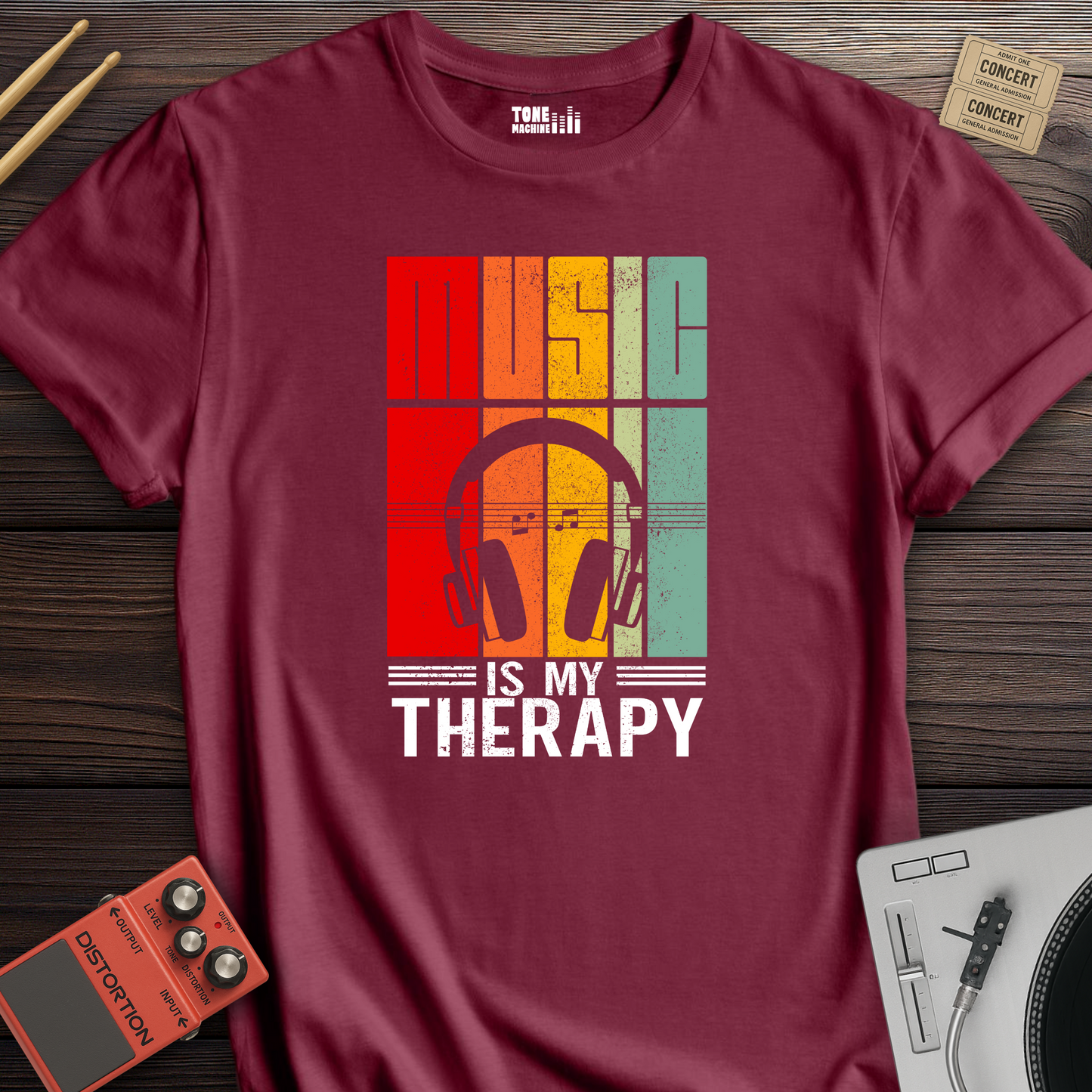 Music Is My Therapy T-Shirt
