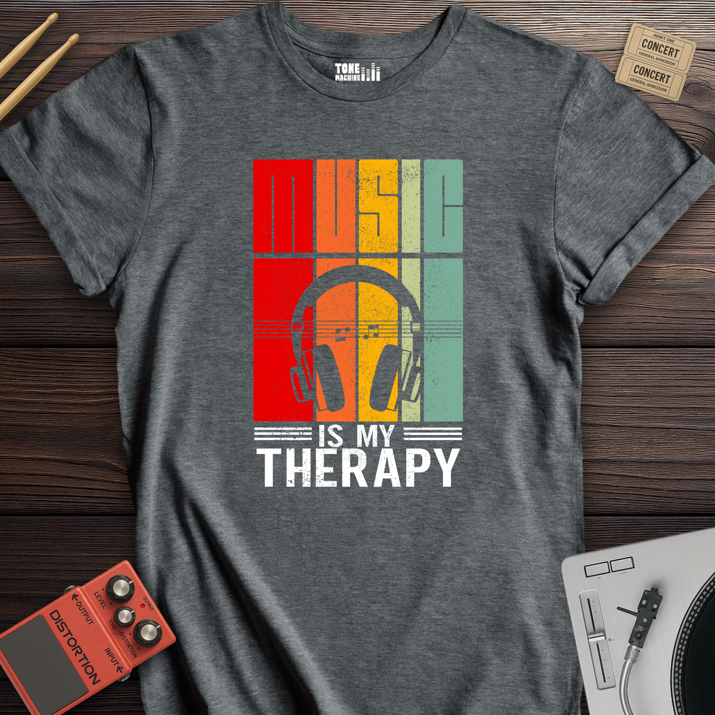 Music Is My Therapy T-Shirt