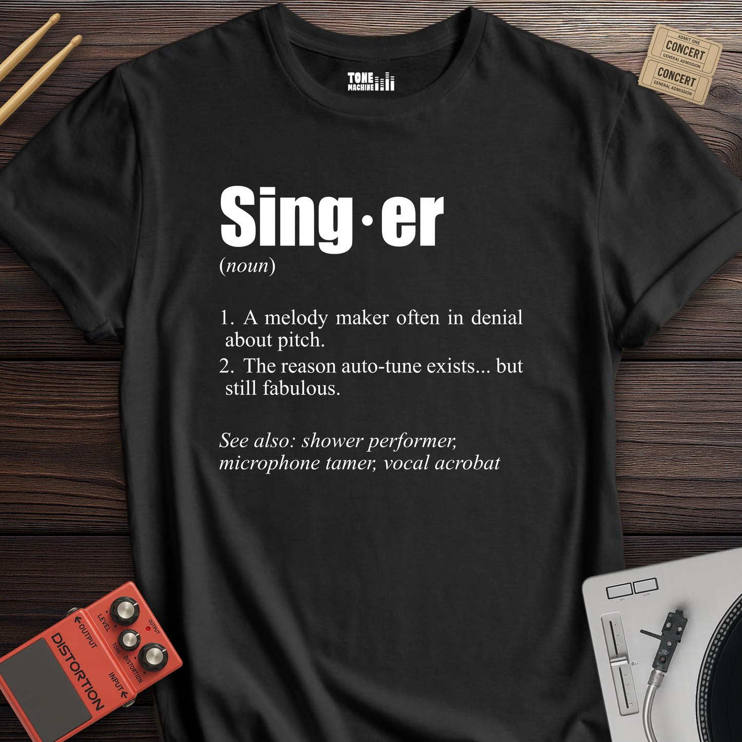 Singer Definition T-Shirt