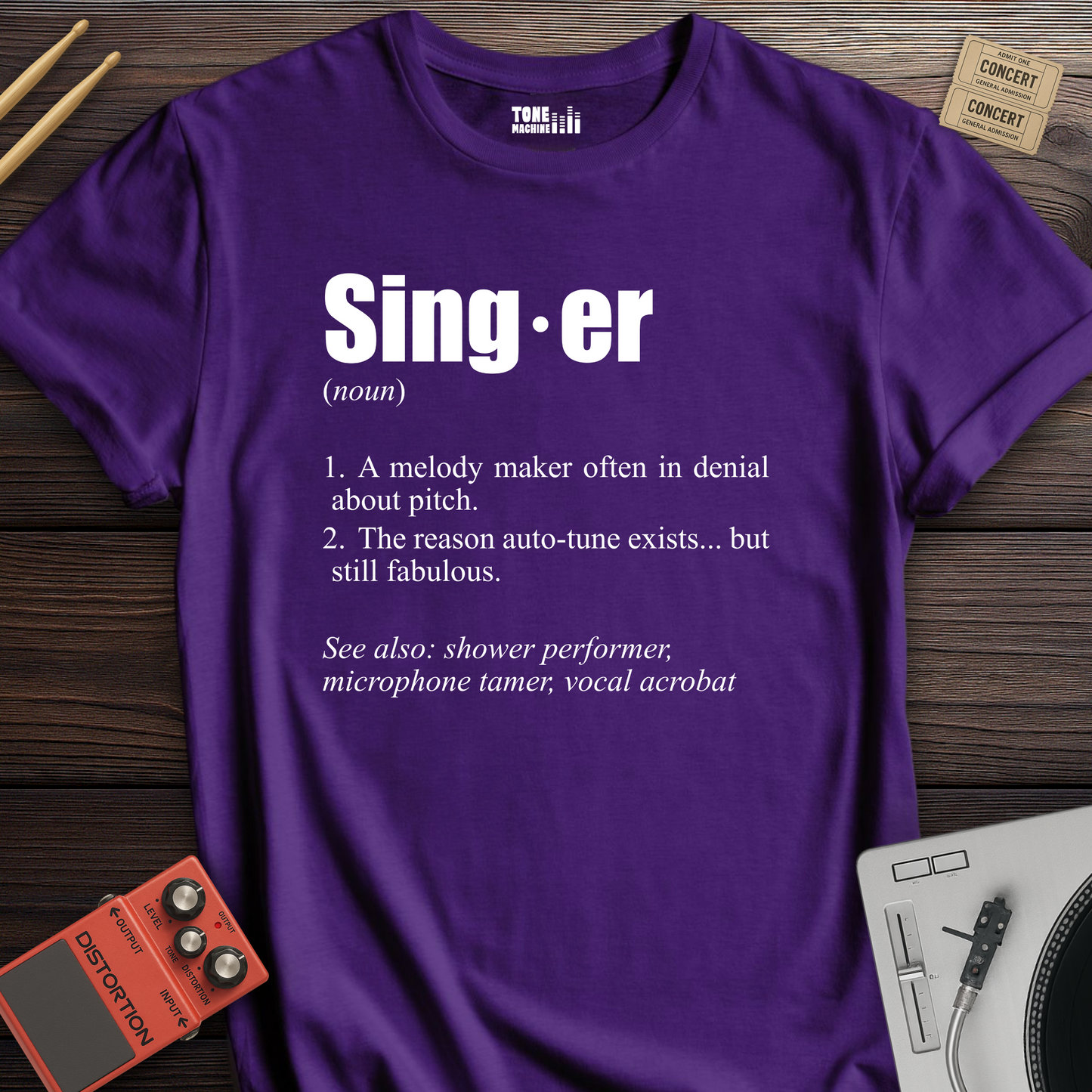 Singer Definition T-Shirt
