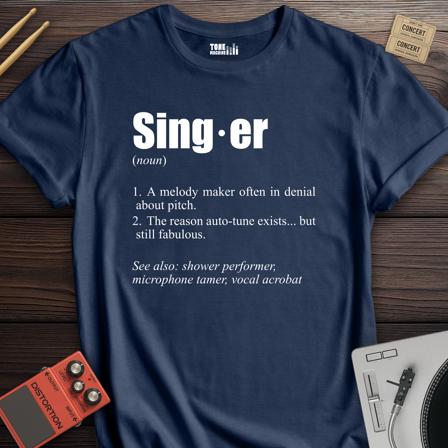 Singer Definition T-Shirt