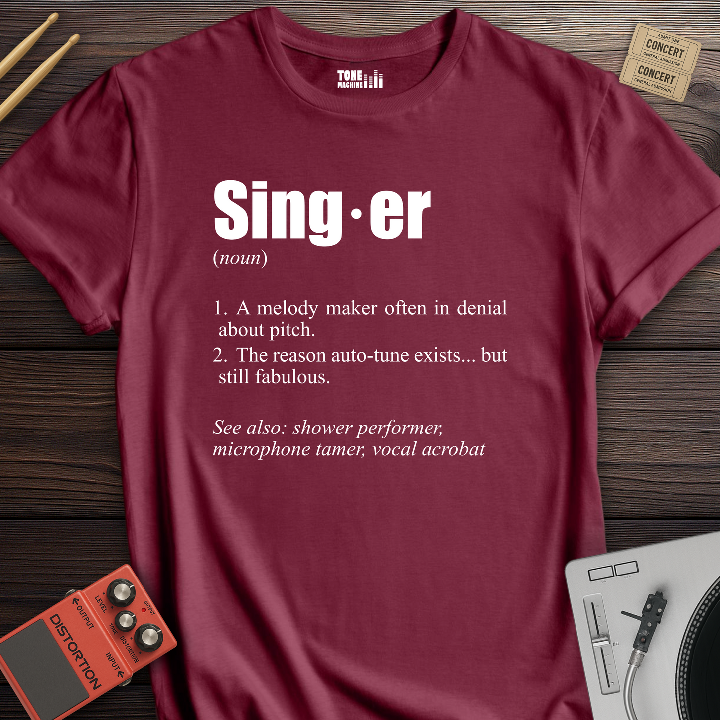 Singer Definition T-Shirt