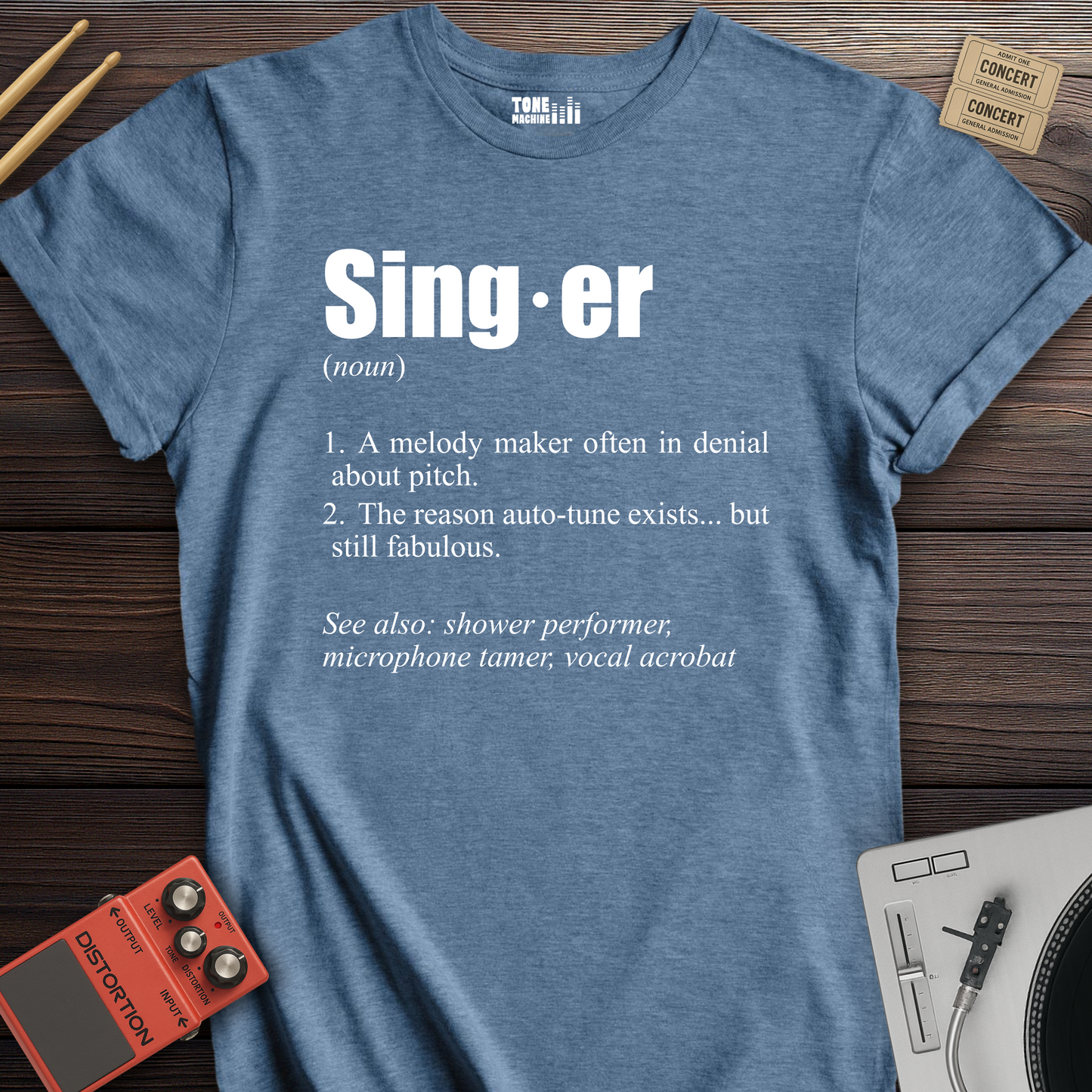 Singer Definition T-Shirt