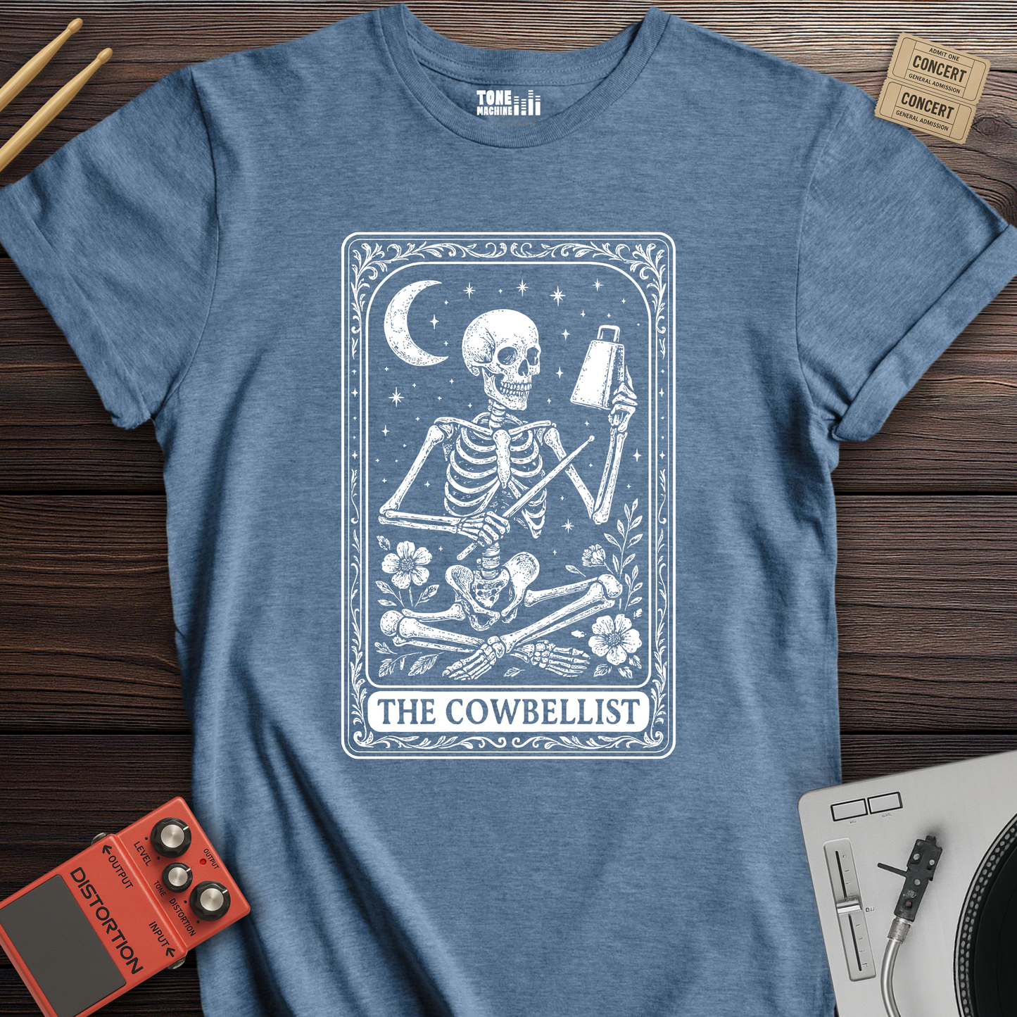 The Cowbellist Tarot Card T-Shirt