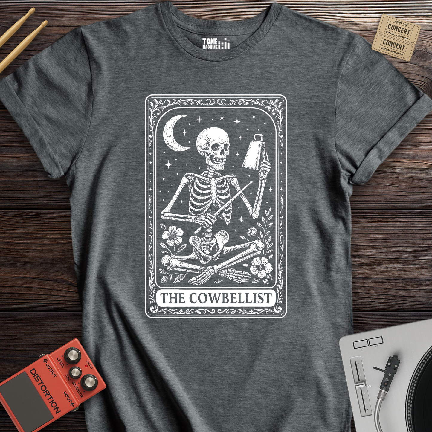 The Cowbellist Tarot Card T-Shirt