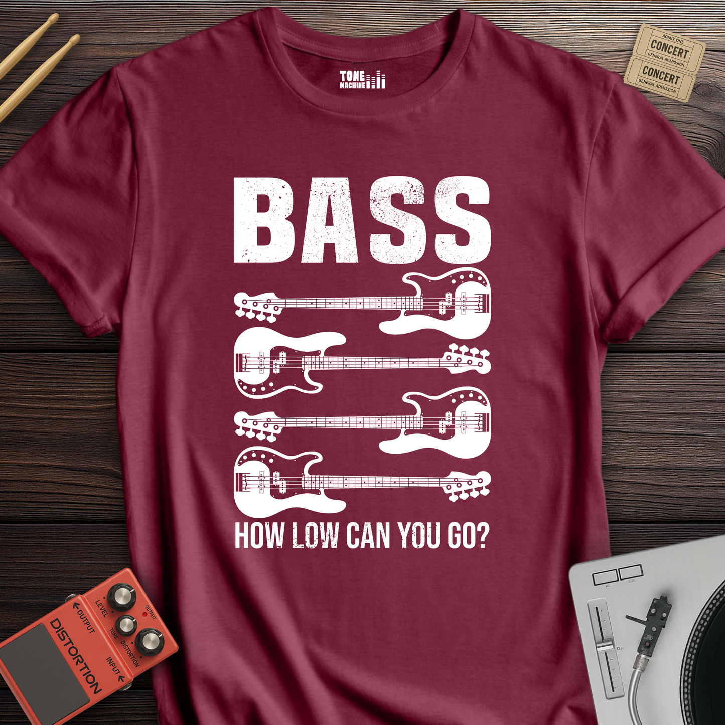 Bass How Low Can You Go? T-Shirt