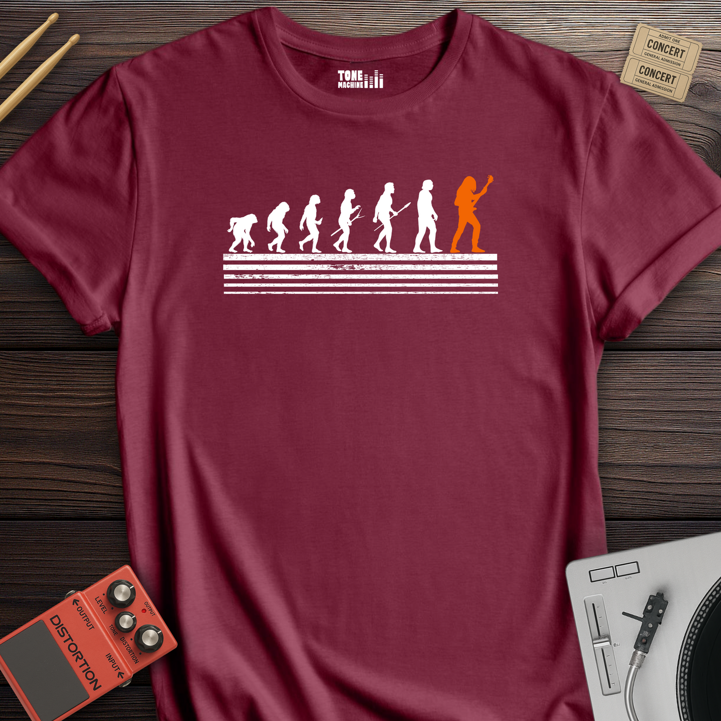 Bass Player Evolution T-Shirt