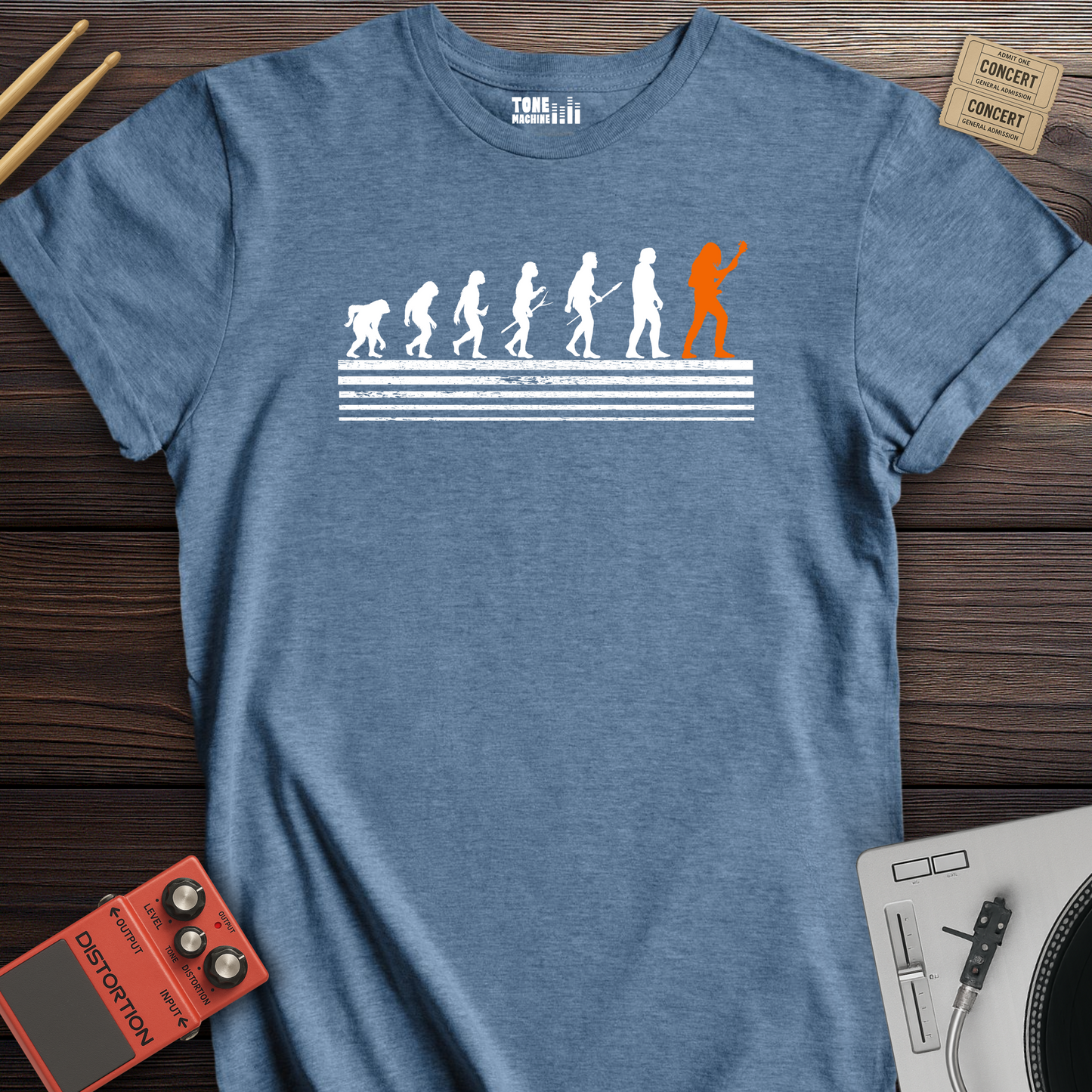 Bass Player Evolution T-Shirt