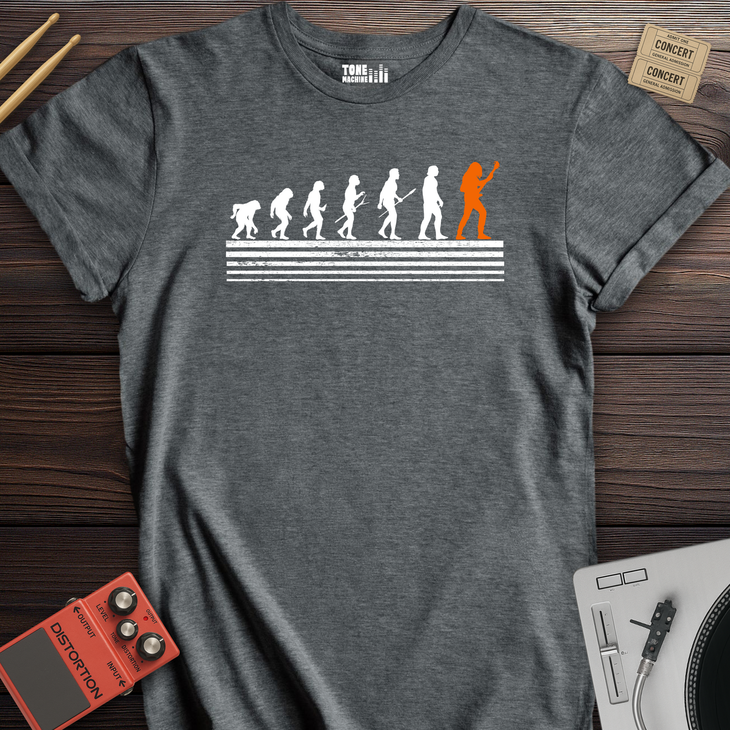 Bass Player Evolution T-Shirt