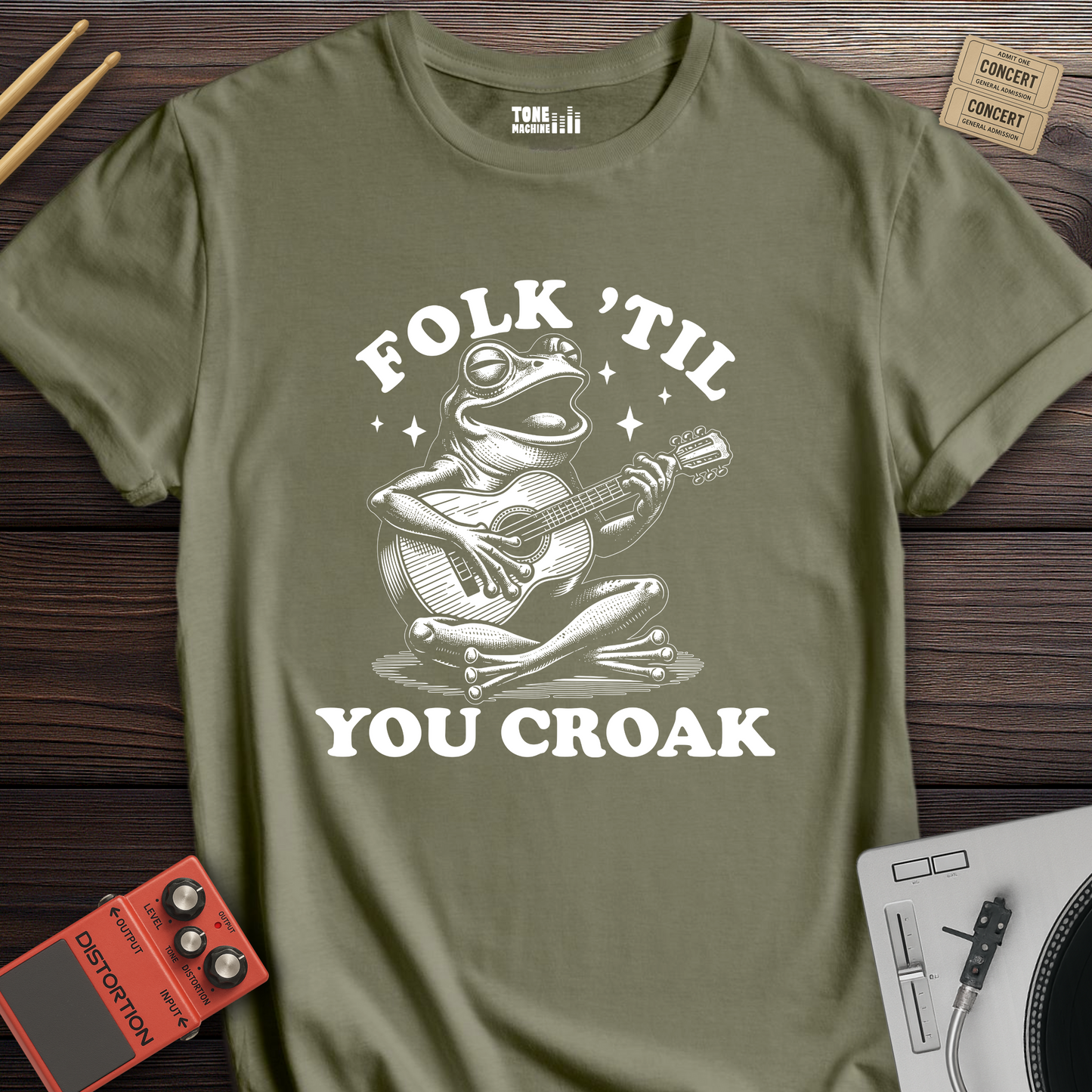 Folk 'Til You Croak T-Shirt