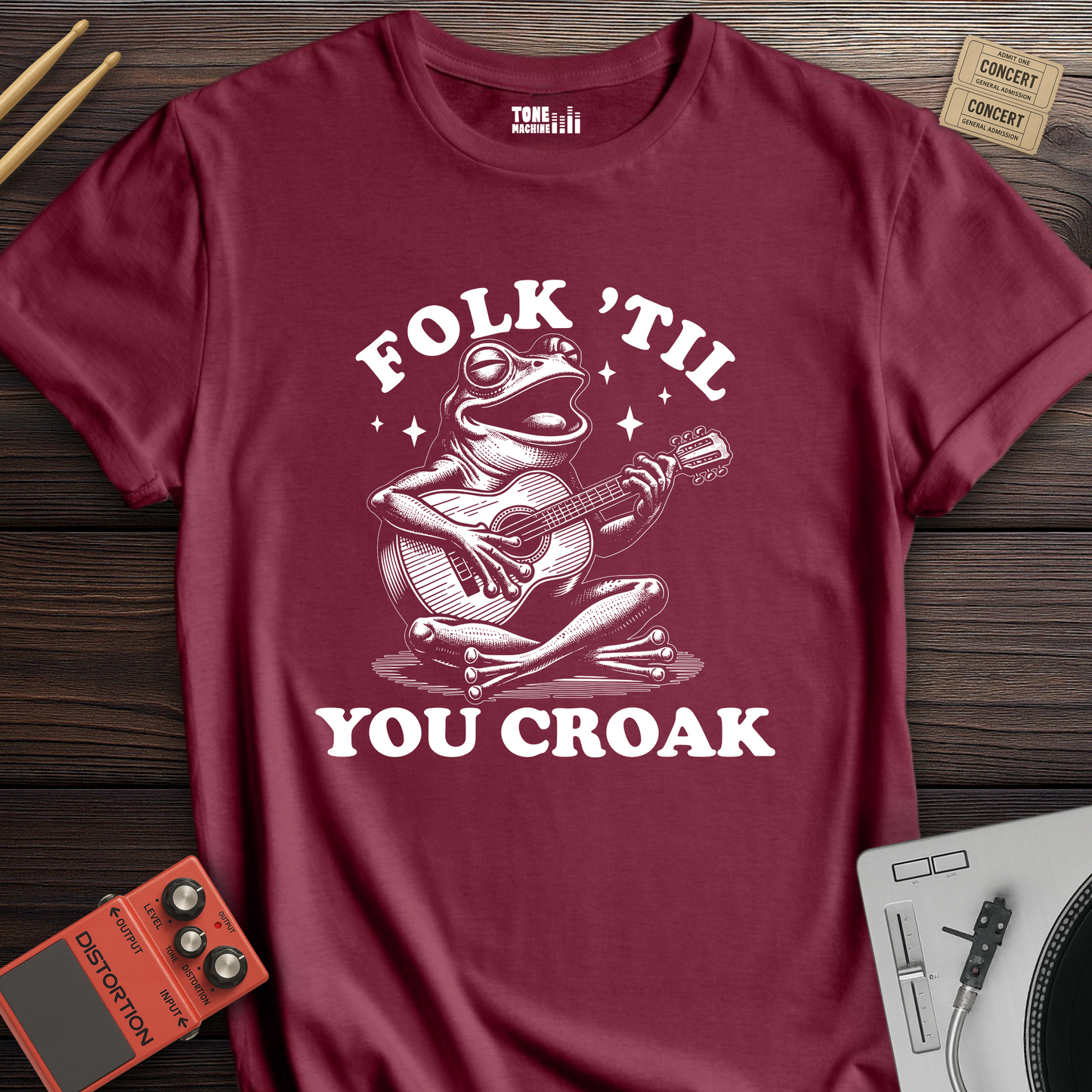 Folk 'Til You Croak T-Shirt