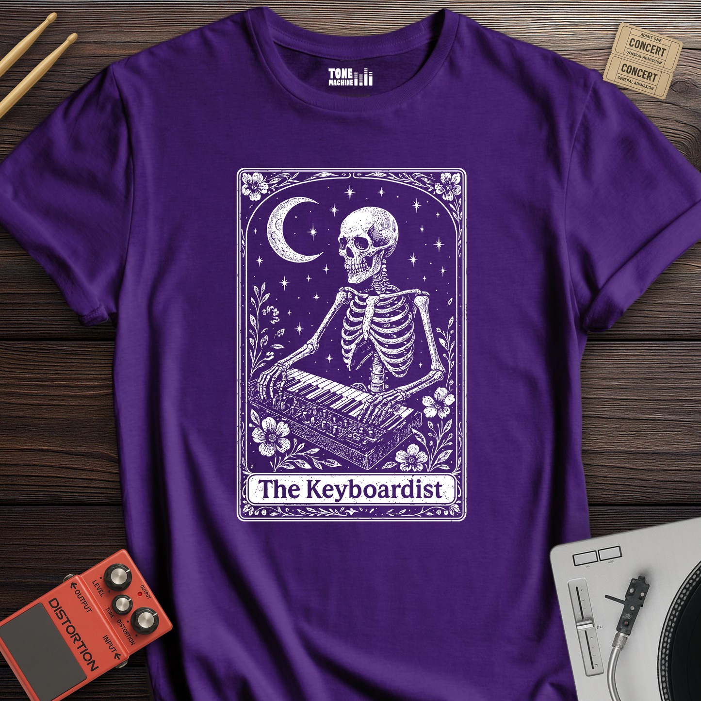 The Keyboardist Tarot Card T-Shirt