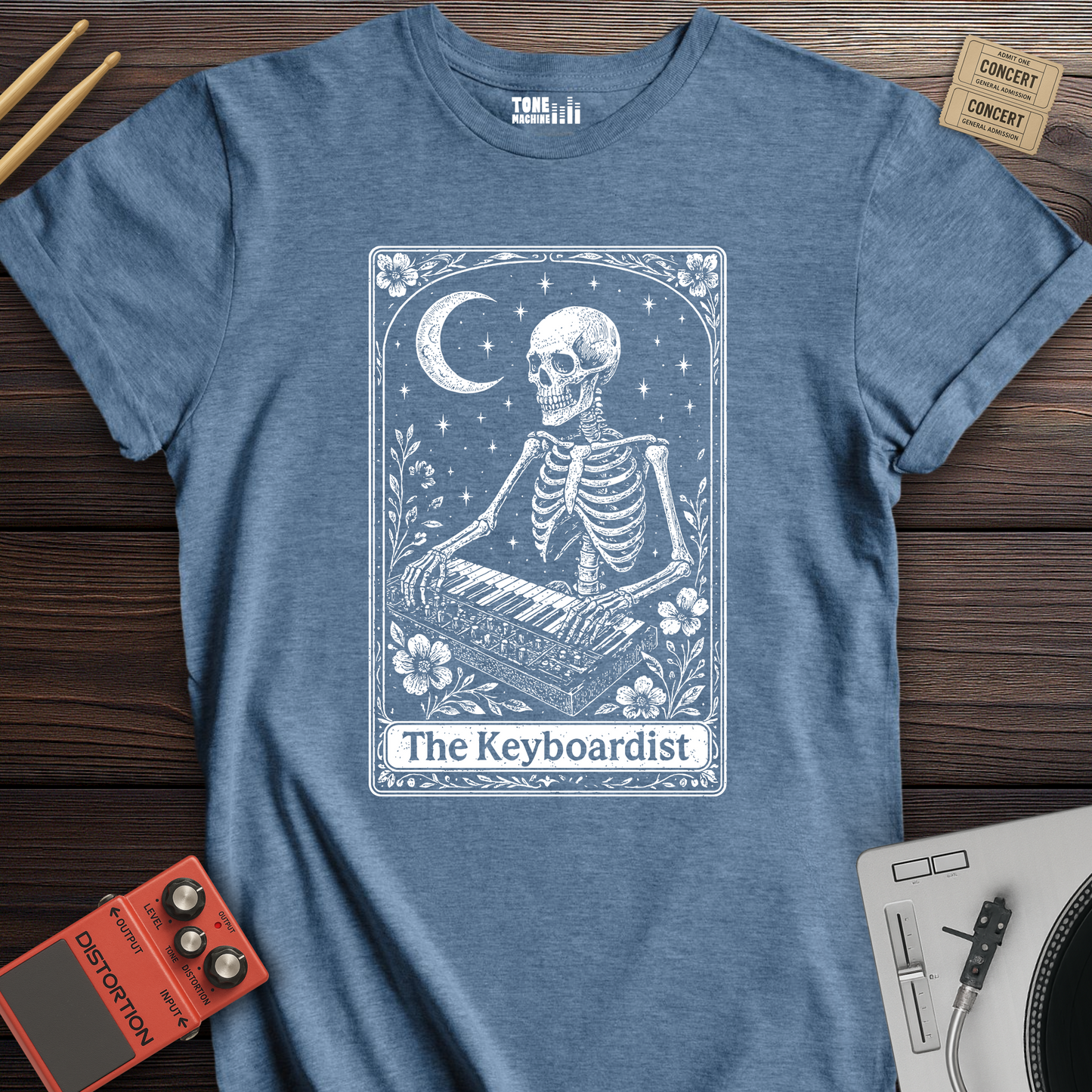 The Keyboardist Tarot Card T-Shirt